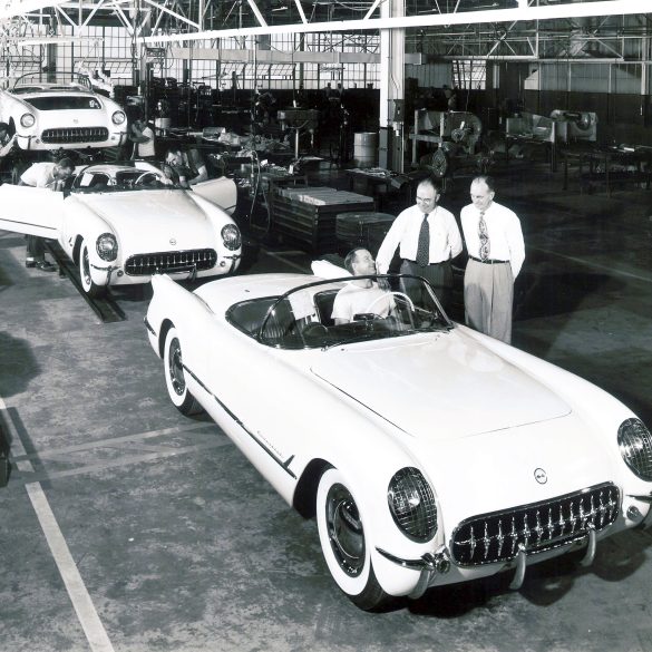 Corvette Job 1, at Flint on June 30, 1953