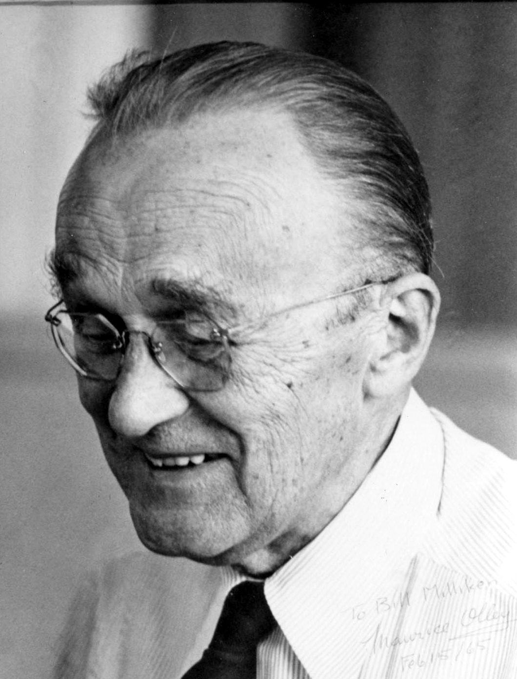 Englishman Maurice Olley.