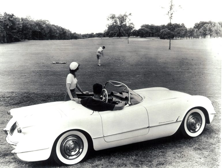 The first Corvettes made jaunty impressions on the road and at the country club.