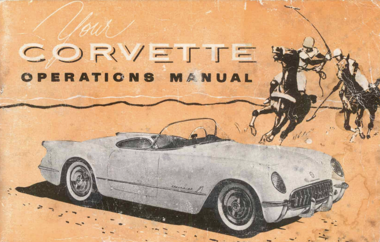 1953 Corvette Owners Manual