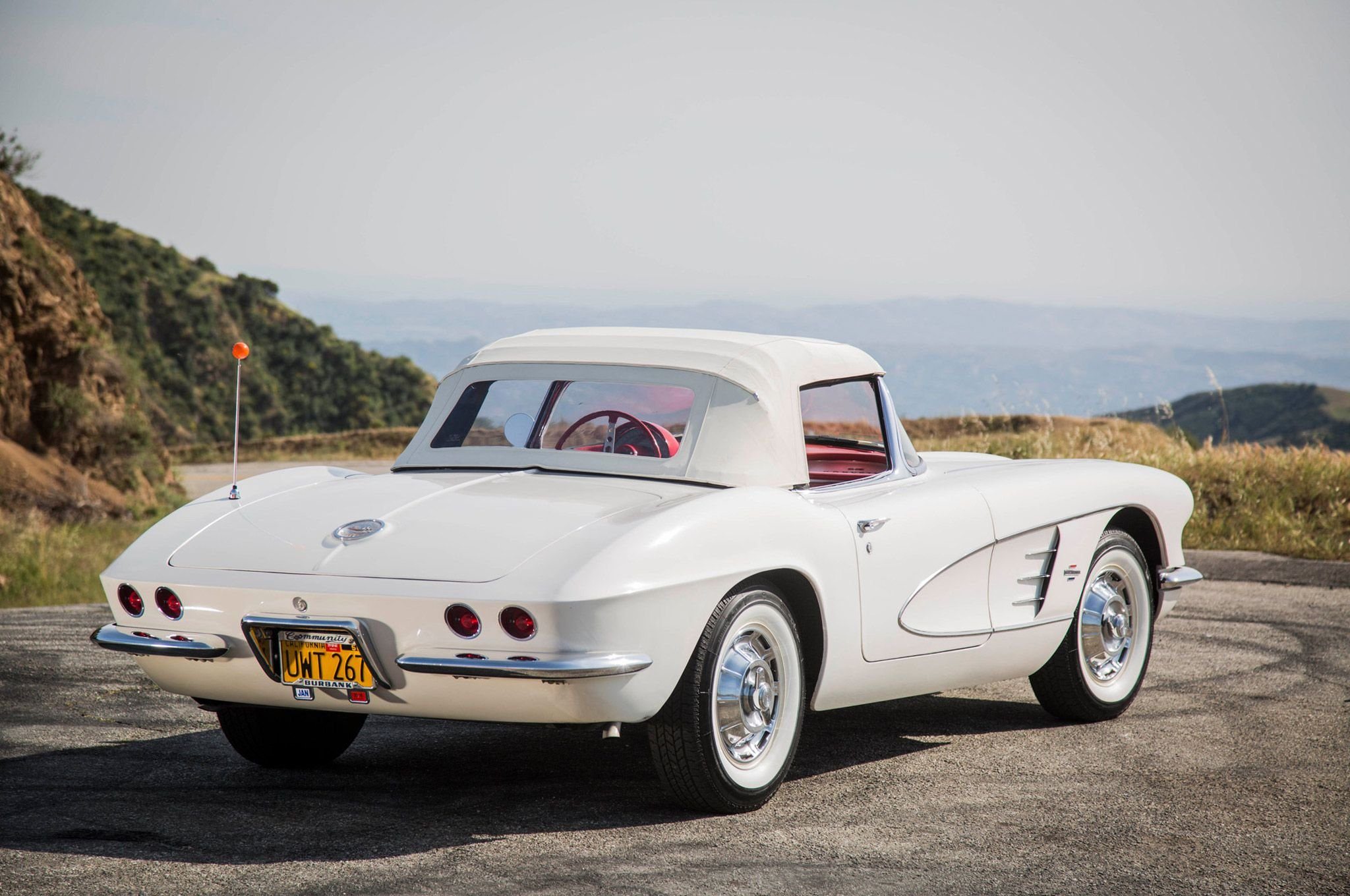 The 1961 Corvette had a completely redesigned back end that included a new "ducktail" design.
