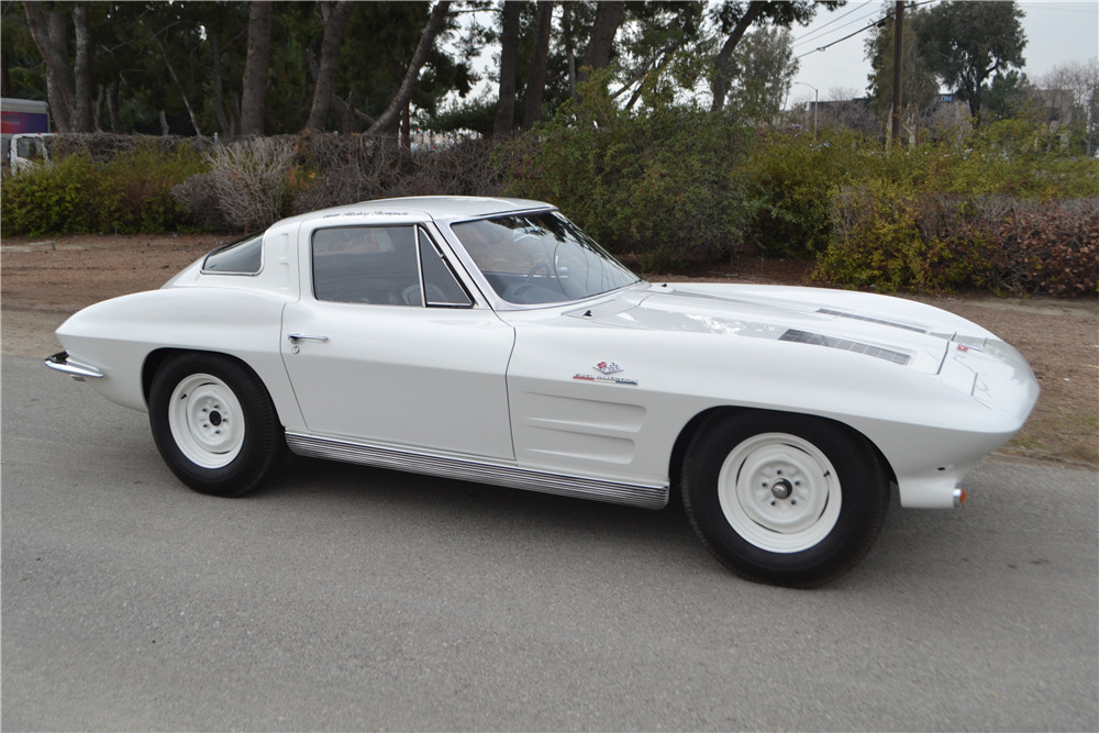 1963 all-white Corvette C2 Z-06