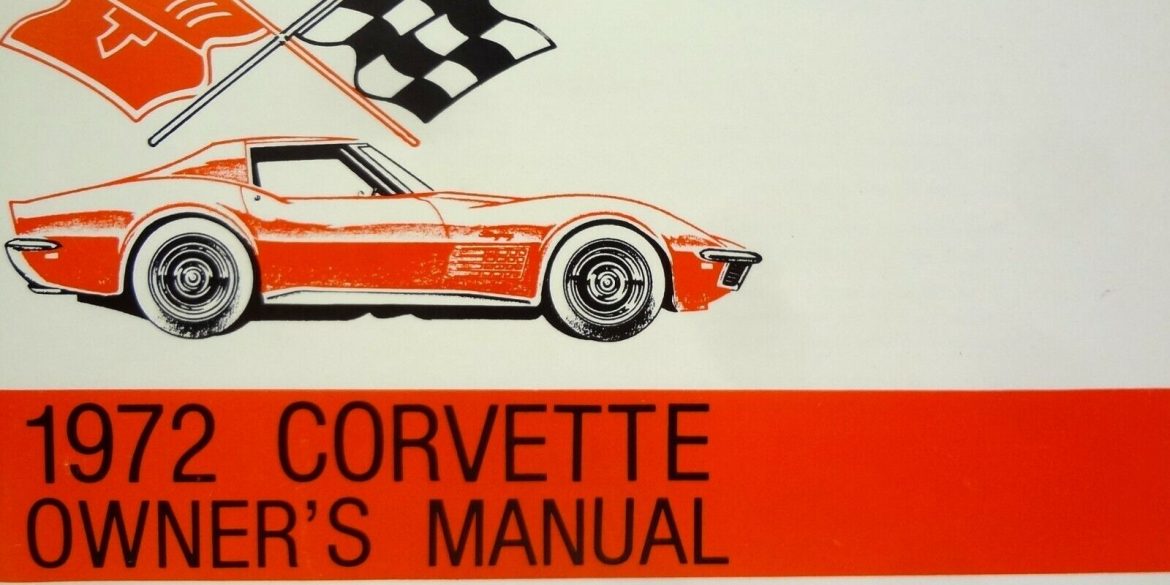 1972 Corvette Owners Manual