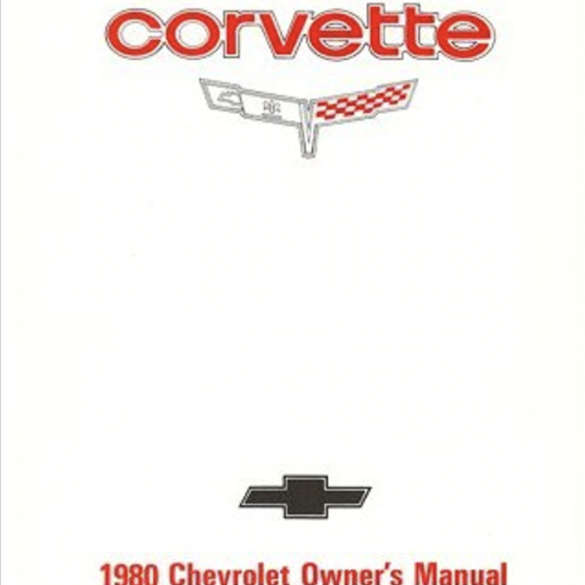 1980 Corvette Owners Manual