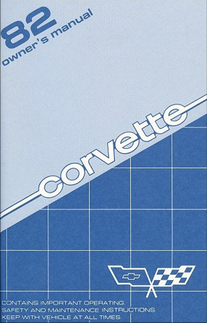 1982 Corvette Owners Manual