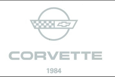 1984 Corvette Owners Manual