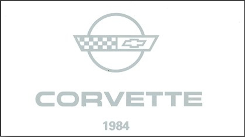 1984 Corvette Owners Manual