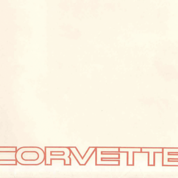 1985 Corvette Sales Brochures 1