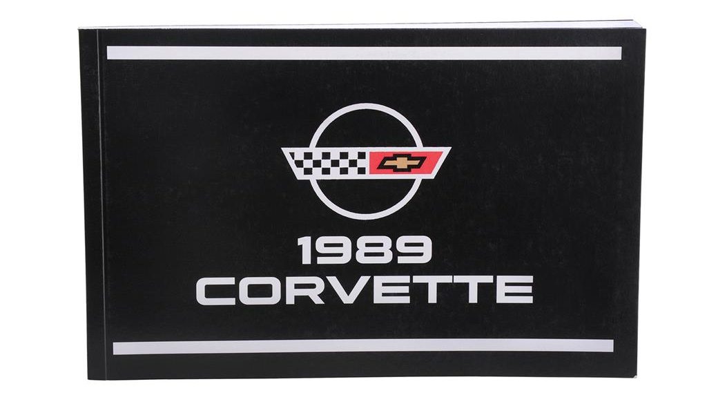 1989 Corvette Owners Manual