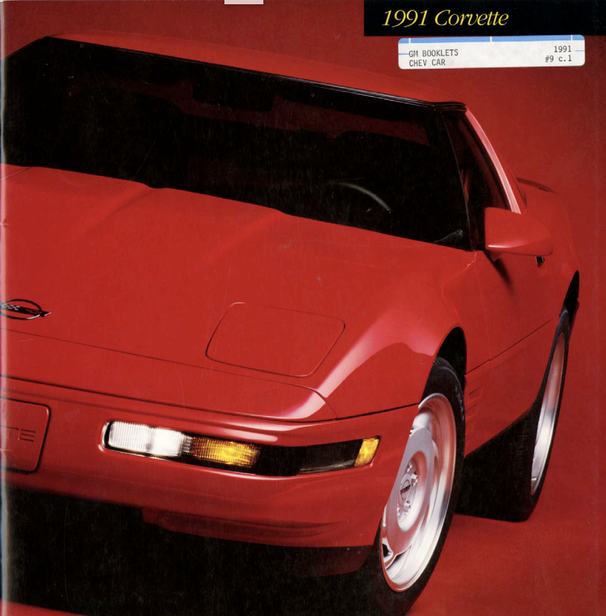 1991 Corvette Sales Brochures