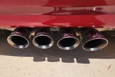 Corsa Tiger Shark Tips on a C5