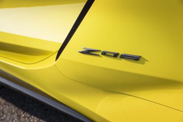 Z06 badge on a 2023 Corvette C8 Z06