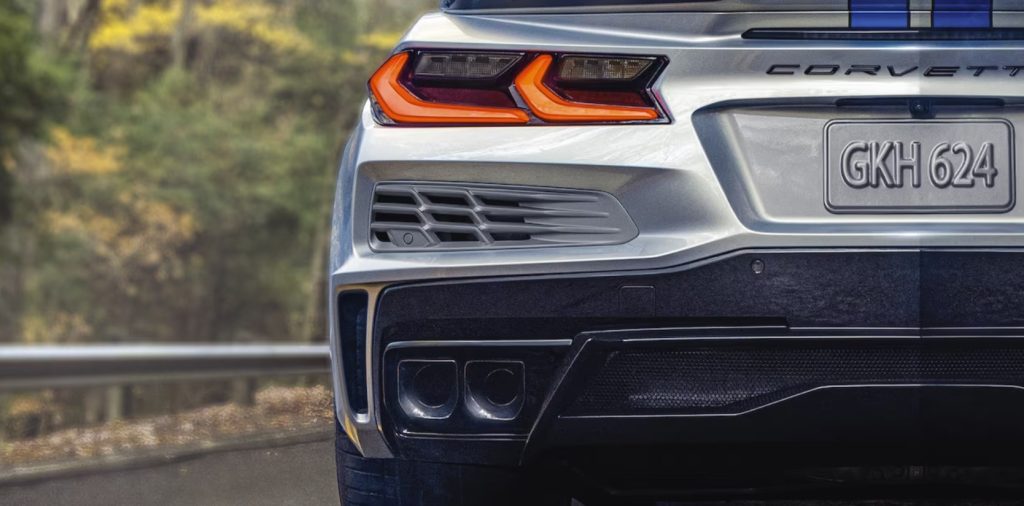 2024 Corvette E-Ray tail lights