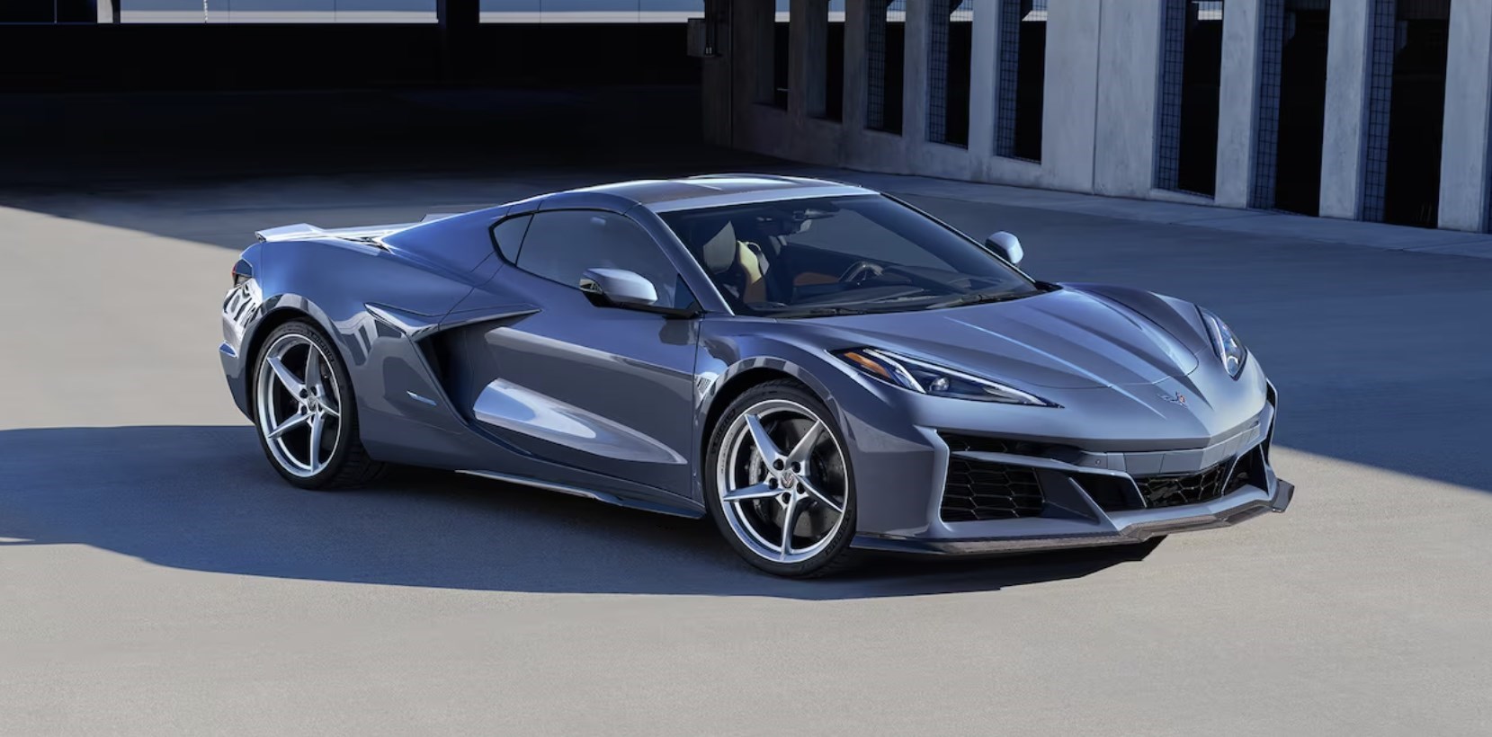 2024 Chevrolet Corvette E-Ray on the road