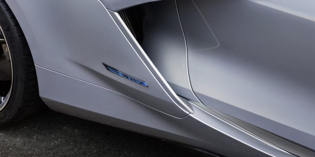 2024 Corvette E-Ray badge