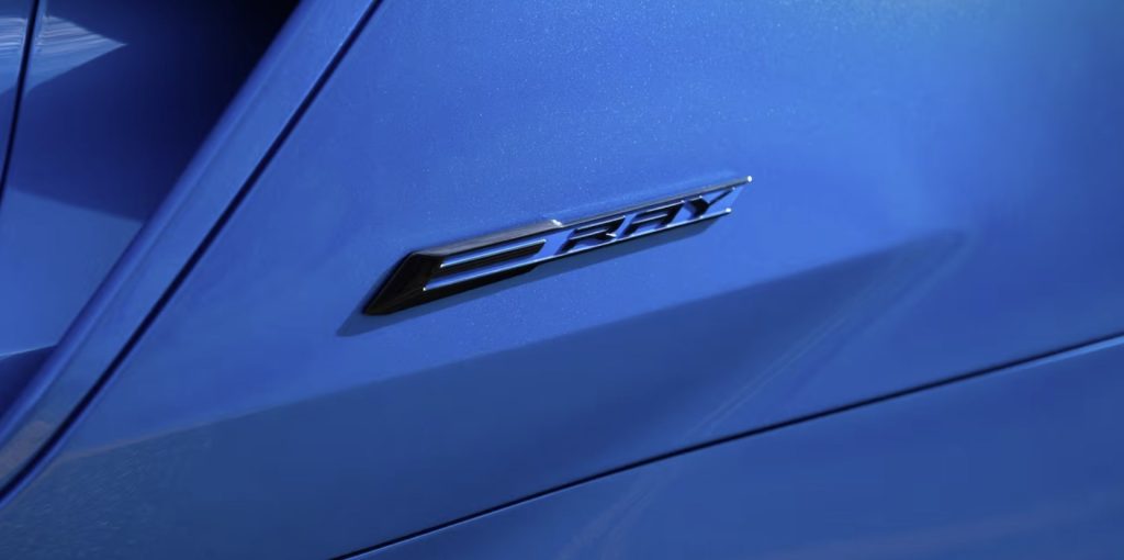 2024 Corvette E-Ray badge
