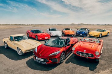 All the Corvette Generations. Image Credit: drives.today
