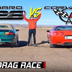 C5 Corvette Drag Races A '98 Chevy Camaro Z28 & The Results Are Quite Close!