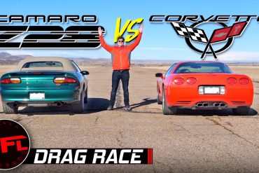 C5 Corvette Drag Races A '98 Chevy Camaro Z28 & The Results Are Quite Close!