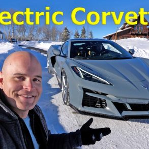 Driving The 2024 Corvette E-RAY For The First Time In Snow!