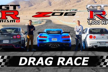 The New 2023 Corvette C8 Z06 Takes On A Nissan GTR Nismo & A 1000 HP GT-R R34