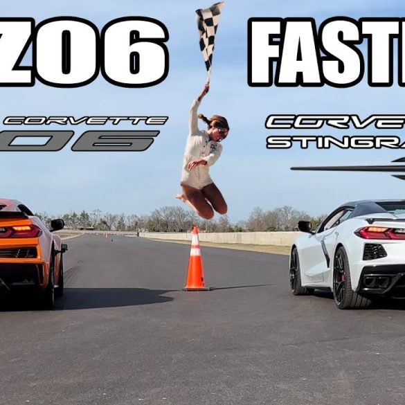 C8 Corvette Stingray Tries To Beat The 2023 Corvette Z06 In A Drag Race!