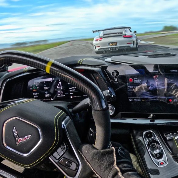 2023 Chevrolet Corvette Z06 Takes On Multiple Porsche GT3 RS On A Racetrack!