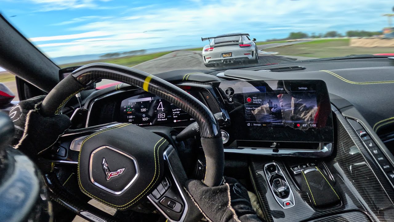 2023 Chevrolet Corvette Z06 Takes On Multiple Porsche GT3 RS On A Racetrack!