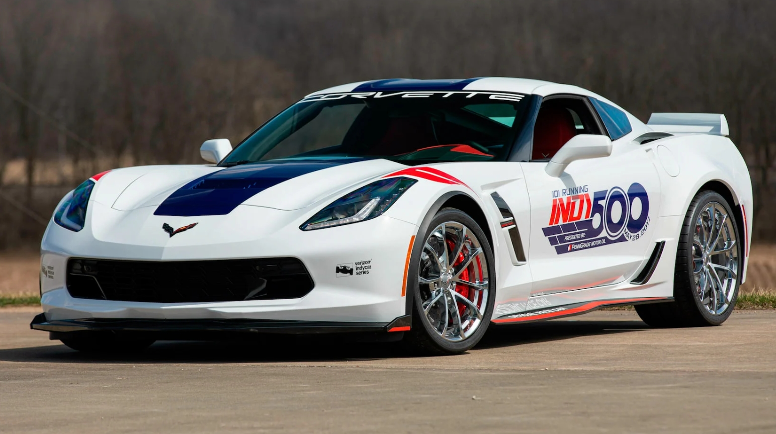 The 2017 Chevrolet Corvette Grand Sport Indy Pace Car