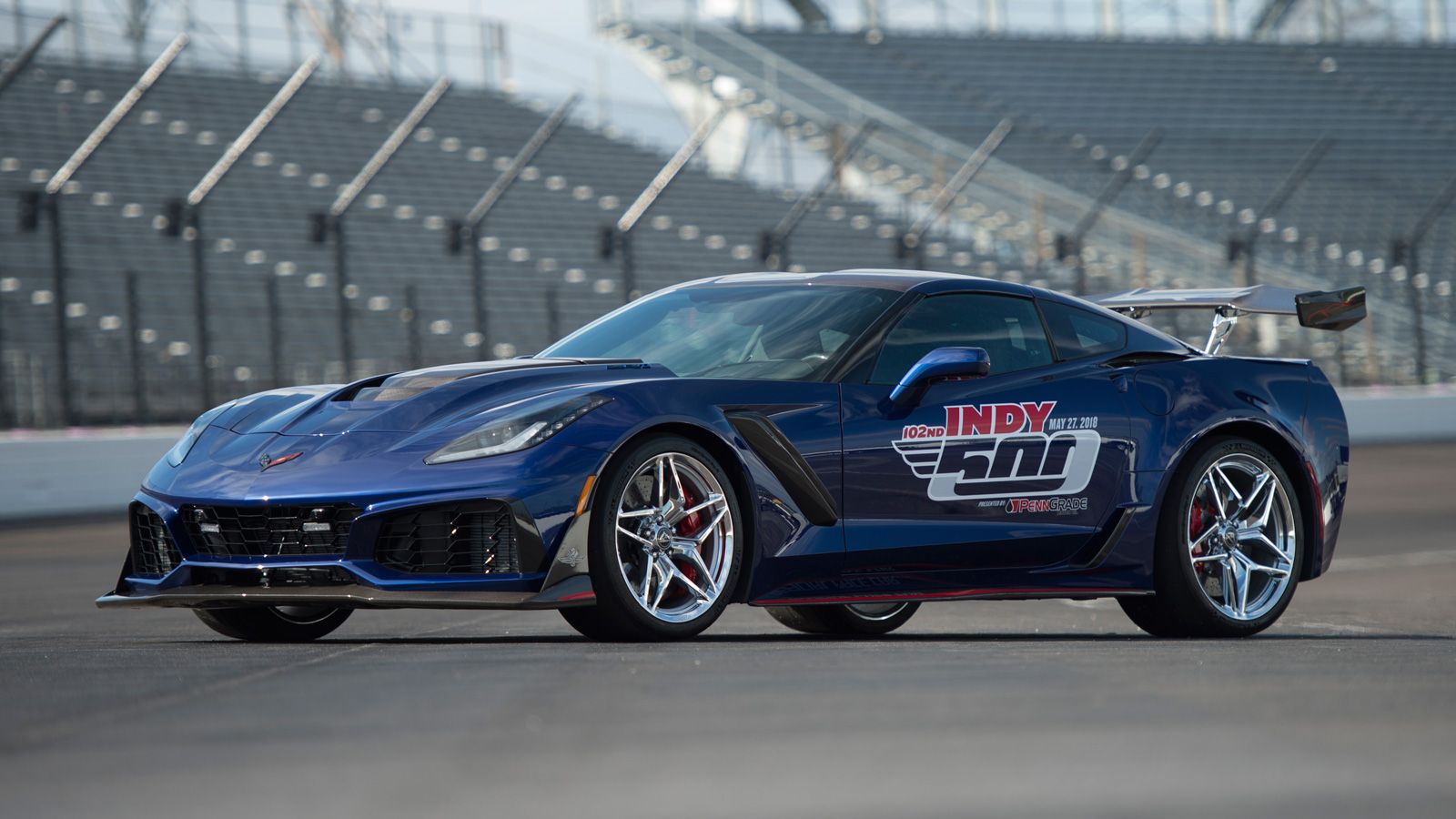 The 2019 Chevrolet Corvette ZR1 Indy Pace Car