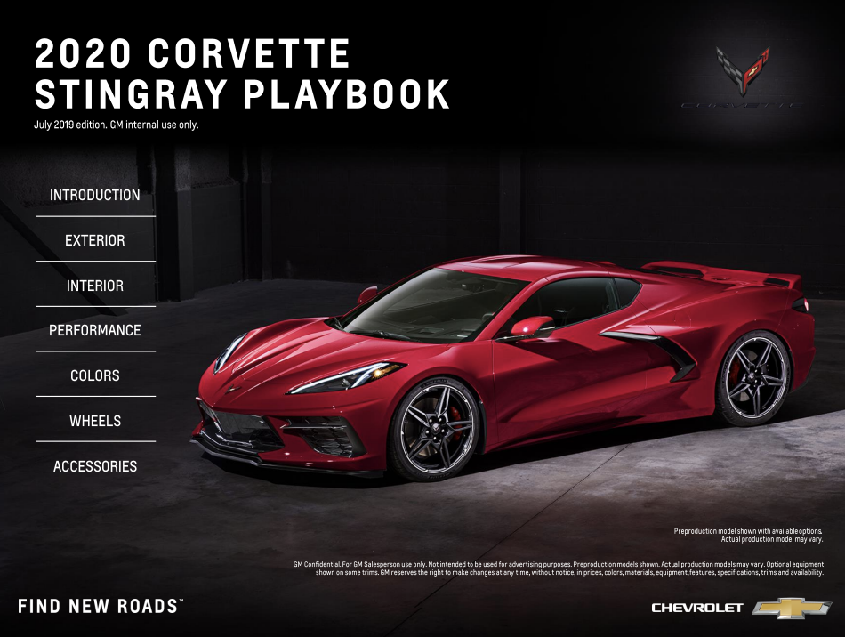 2020 Corvette Dealer Playbook 2
