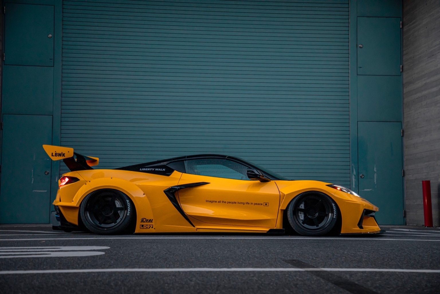Corvette Of The Day: Liberty Walk Widebody C8 Chevrolet Corvette
