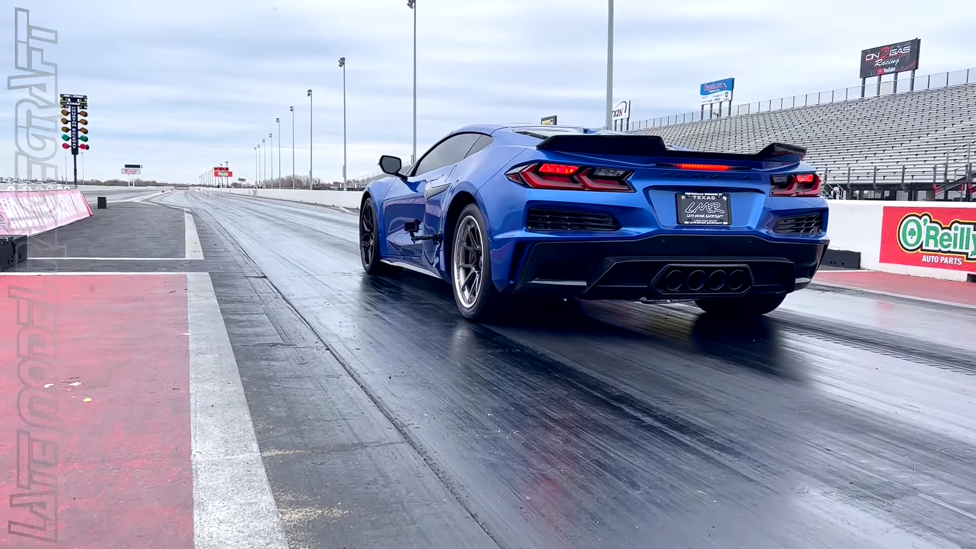 LMR Brings Their All-New C8 Z06 To The Dragstrip