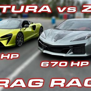 C8 Z06 Challenges A McLaren Artura On A Drag Race!