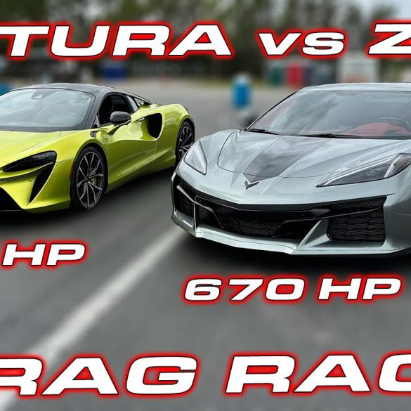 C8 Z06 Challenges A McLaren Artura On A Drag Race!