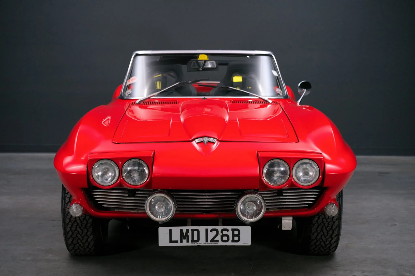 Convertible Rally Build Corvette Of The Day: 1964 Chevrolet Corvette Convertible Rally Car