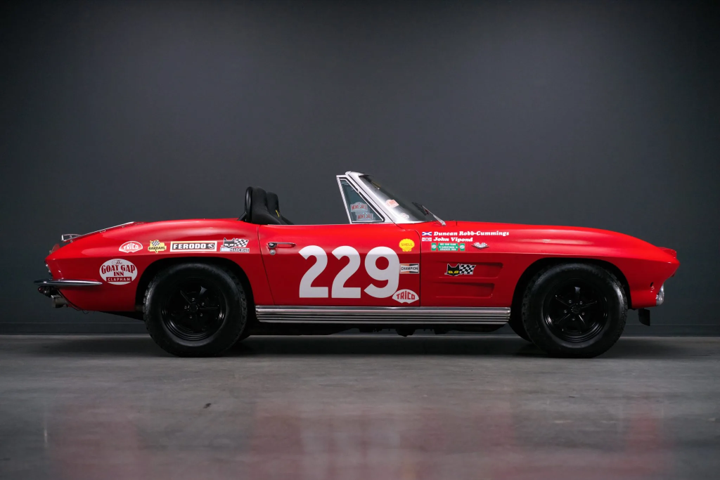 Convertible Rally Build Corvette Of The Day: 1964 Chevrolet Corvette Convertible Rally Car