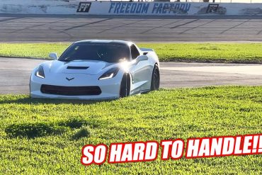 Watch A 1000-HP C7 Procharged Corvette Stingray Go Drifting