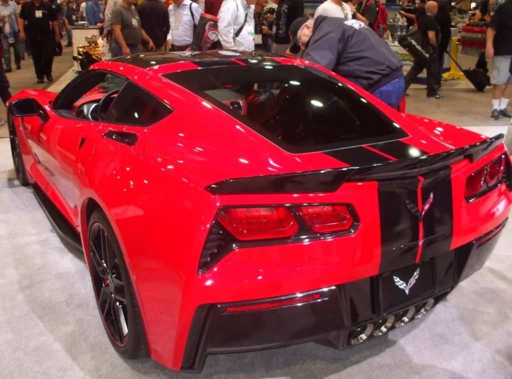 The Pacific Design Package Stingray on display at the 2013 SEMA Show in Las Vegas, Nevada.