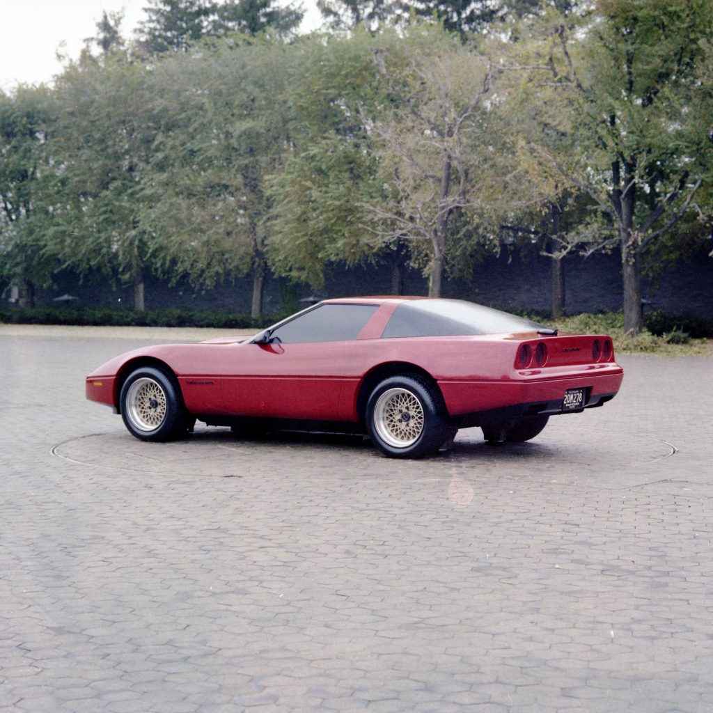 One of the early pre-production models of the fourth-generation Corvette.