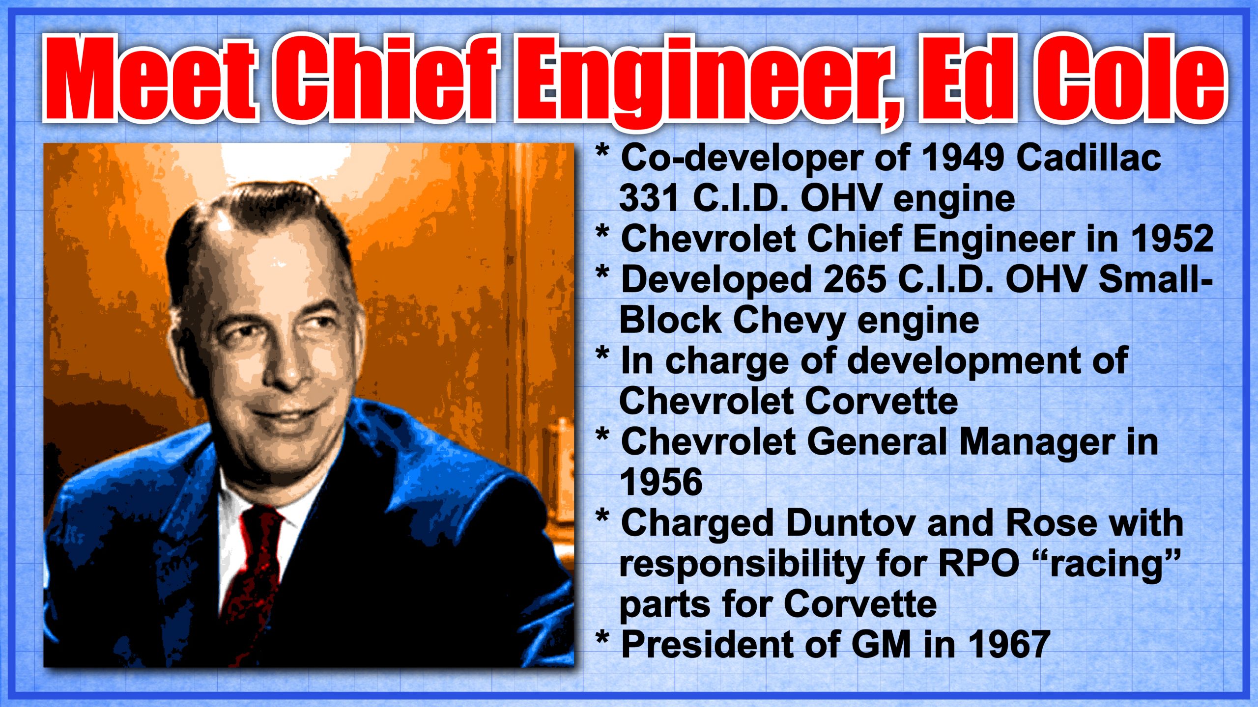 Ed Cole s Corvette A Team Ed Cole s Corvette A Team