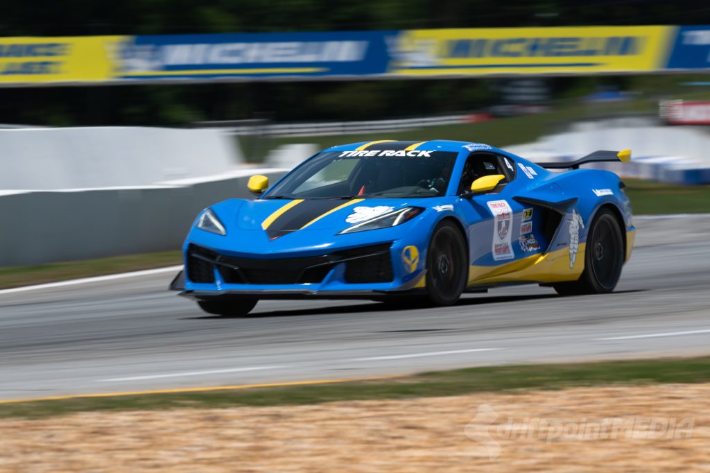 Brian Wallace in his 2023 C8 Mid-Engine Corvette Z06.