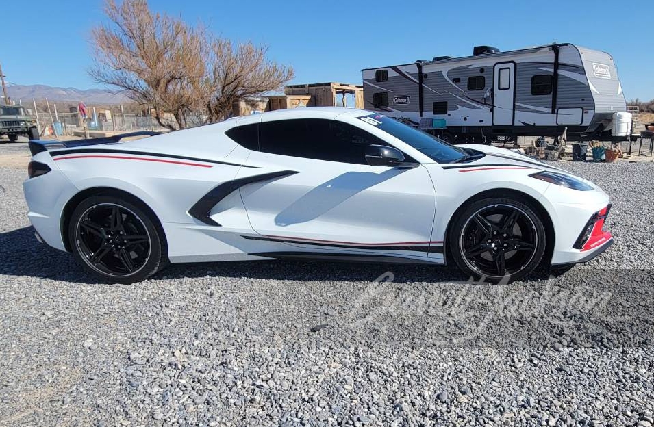 2022 Mid-Engine Corvette Stingray (Image courtesy of Barrett-Jackson.com.)