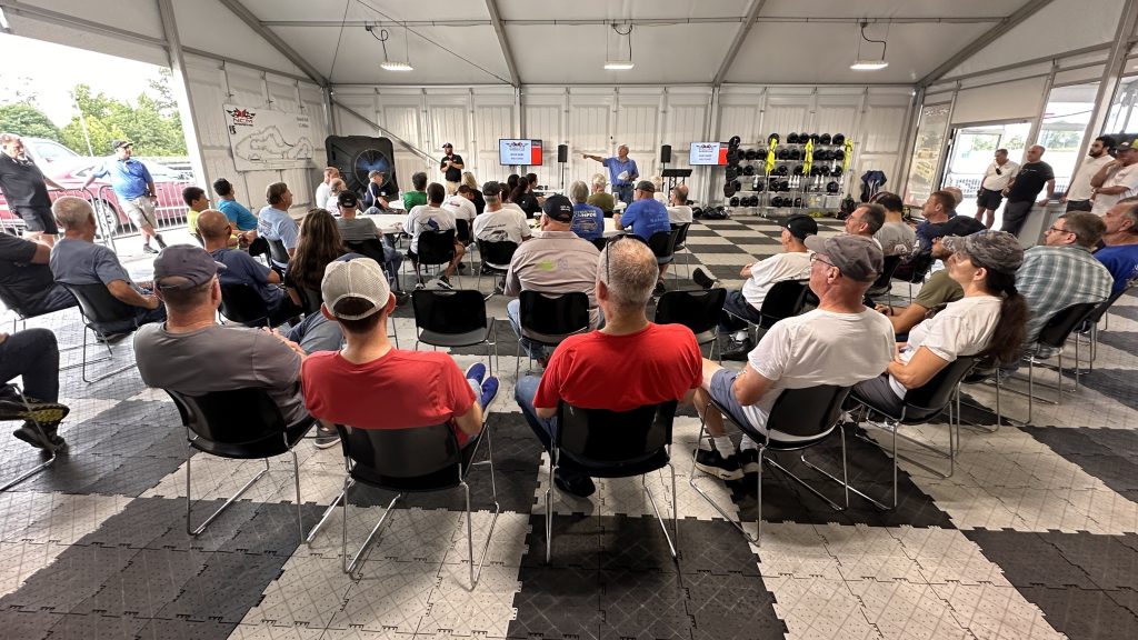 The drivers/instructors meeting starts at 7:45 at the NCM Motorsports Park on day one of the HPDE session.
