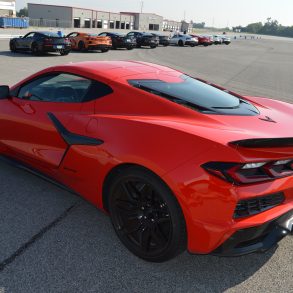 One of the all-new 2023 Corvette Z06 coupes at the NCM Motorsports Park. (Image courtesy of the author.)