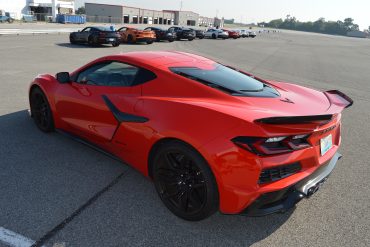 One of the all-new 2023 Corvette Z06 coupes at the NCM Motorsports Park. (Image courtesy of the author.)