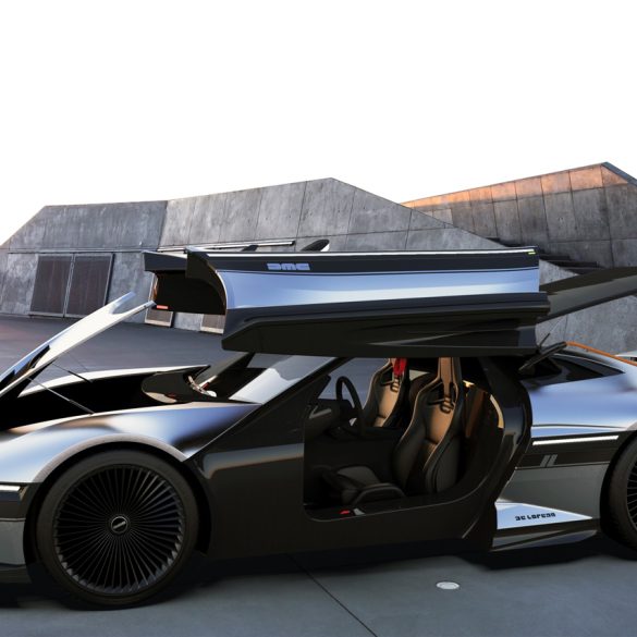 Building a Corvette-powered DeLorean DMC-12