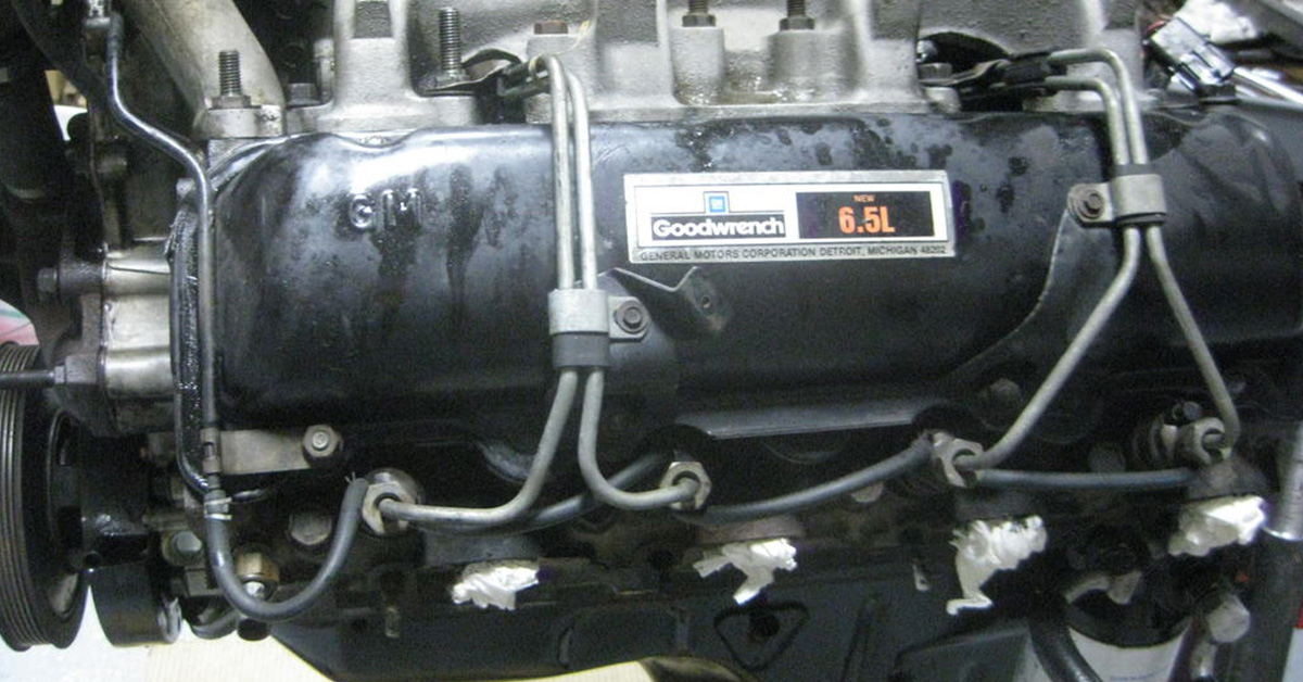 6.5L GM Goodwrench diesel engine