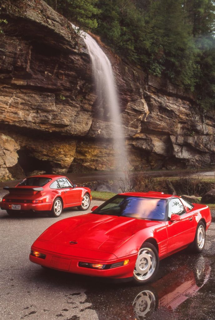 The 1991 Corvette ZR-1 and the 1991 Porsche 911 Turbo (Image Courtesy of Car and Driver)
