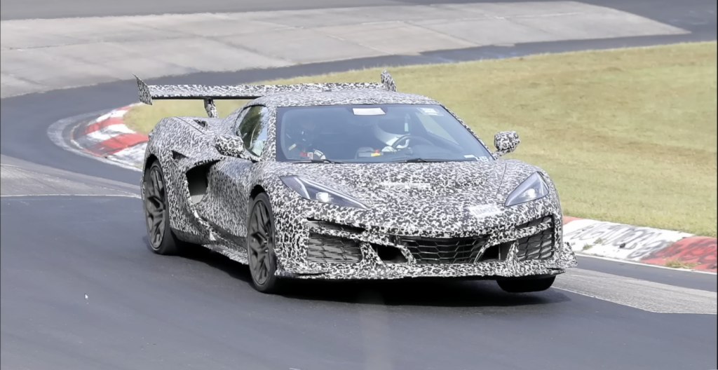 C8 ZR1 testing at the Nordschleife